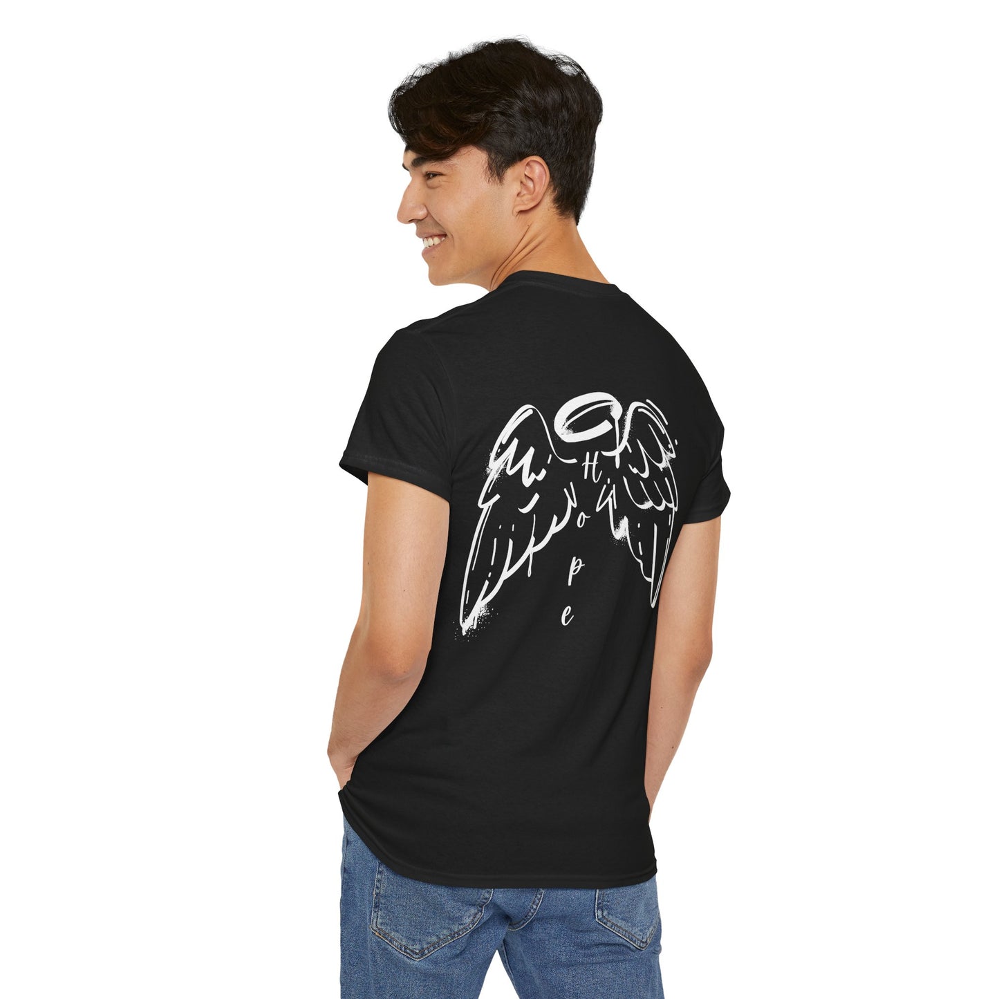 No Hope is Too Small, No Dream is Too Big | Uplifting Front & Back Artwork | Unisex