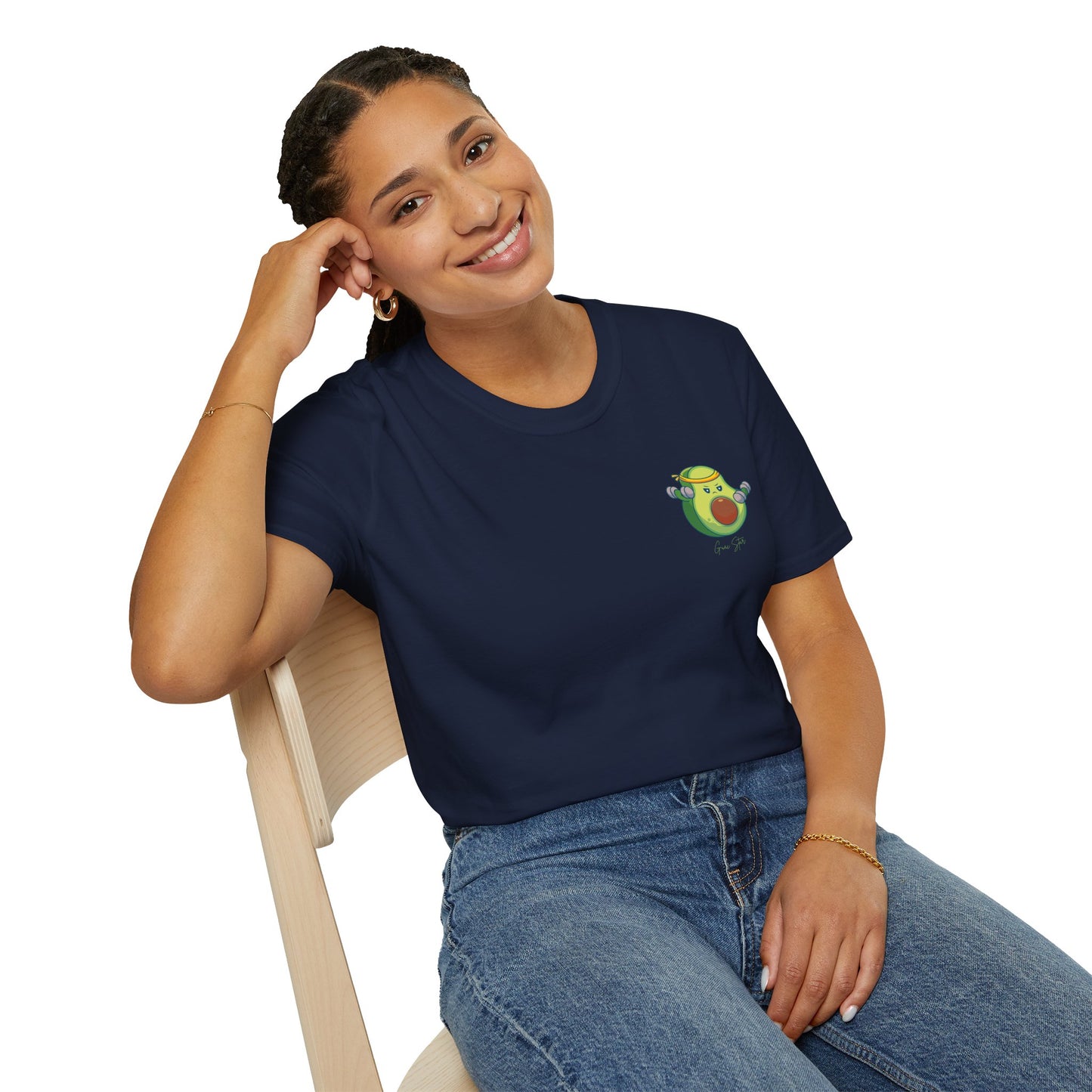 Cute Avocado Recipe T-Shirt | Double-Sided Delight | | Unisex